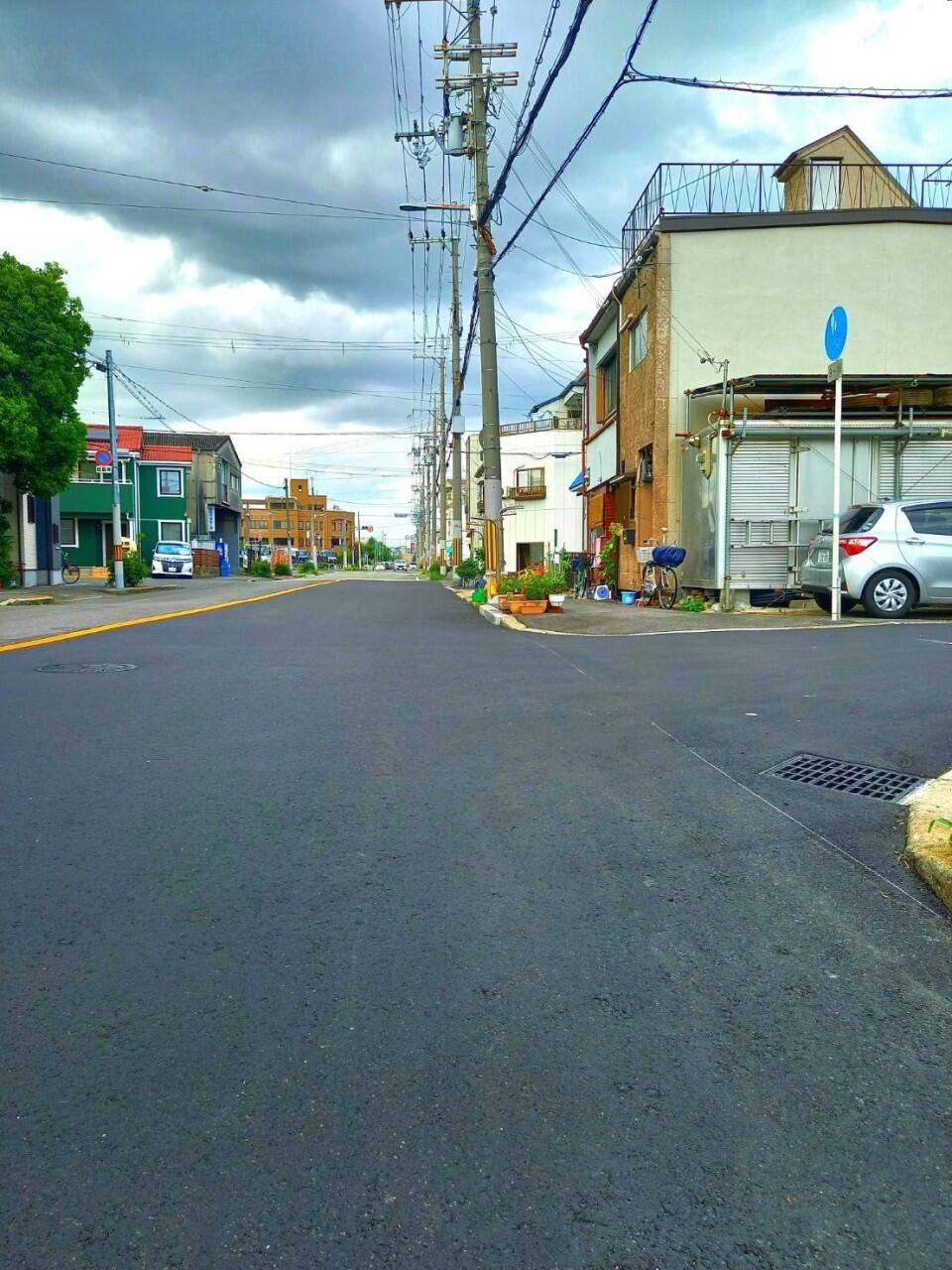 【小林西2丁目の道路補修】