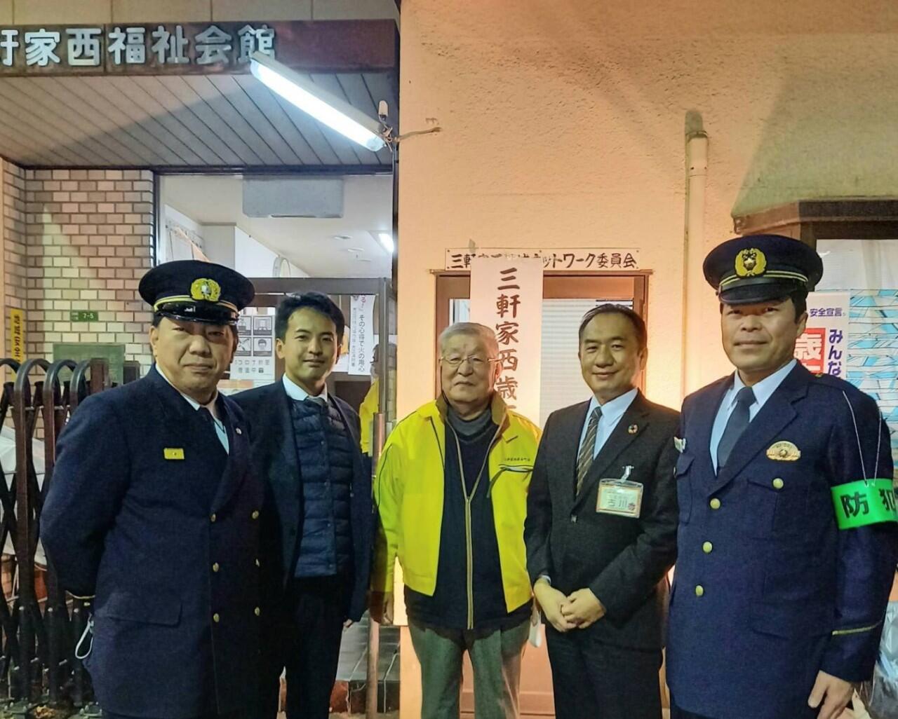 年末警備に参加をさせて頂きました