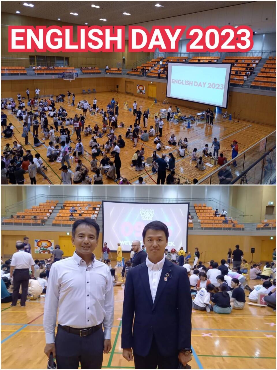 浪速区スポーツセンターでの『イングリッシュデー』に参加