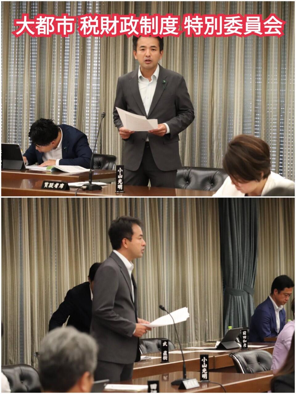 大都市税財政制度 特別委員会